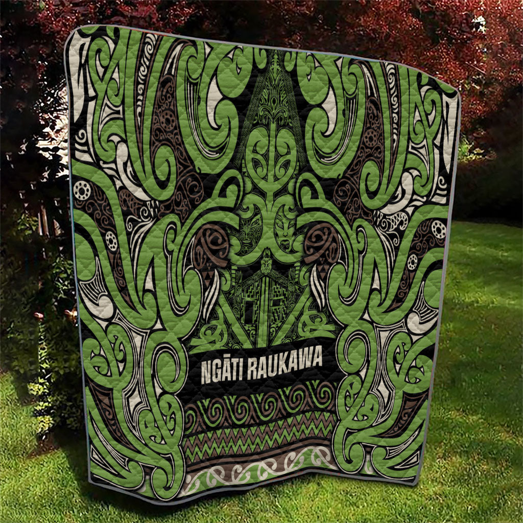Aotearoa Iwi Ngati Raukawa Quilt Maori Wharenui House Tribal Pattern LT9 - Polynesian Pride