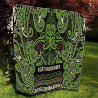 Aotearoa Iwi Ngati Raukawa Quilt Maori Wharenui House Tribal Pattern LT9 - Polynesian Pride
