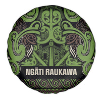 Aotearoa Iwi Ngati Raukawa Spare Tire Cover Maori Wharenui House Tribal Pattern LT9 - Polynesian Pride