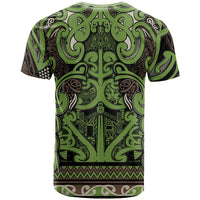 Aotearoa Iwi Ngati Raukawa T Shirt Maori Wharenui House Tribal Pattern