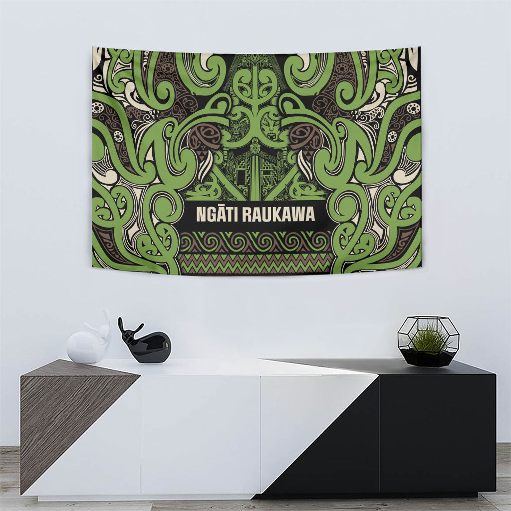 Aotearoa Iwi Ngati Raukawa Tapestry Maori Wharenui House Tribal Pattern LT9 - Polynesian Pride