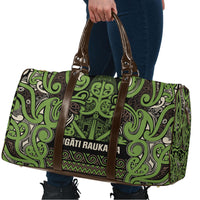Aotearoa Iwi Ngati Raukawa Travel Bag Maori Wharenui House Tribal Pattern LT9 - Polynesian Pride