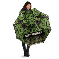 Aotearoa Iwi Ngati Raukawa Umbrella Maori Wharenui House Tribal Pattern LT9 - Polynesian Pride