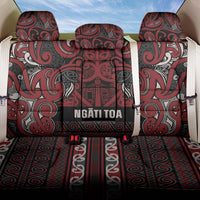 Aotearoa Iwi Ngati Toa Back Car Seat Cover Maori Wharenui House Tribal Pattern LT9 One Size Dark Red - Polynesian Pride