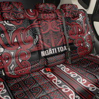 Aotearoa Iwi Ngati Toa Back Car Seat Cover Maori Wharenui House Tribal Pattern LT9 - Polynesian Pride