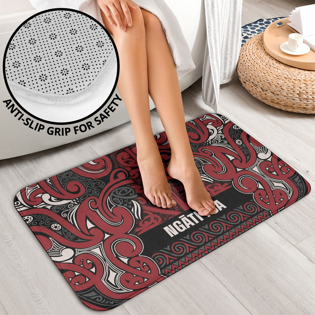 Aotearoa Iwi Ngati Toa Bathroom Set Maori Wharenui House Tribal Pattern