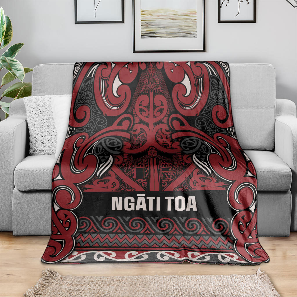 Aotearoa Iwi Ngati Toa Blanket Maori Wharenui House Tribal Pattern LT9 - Polynesian Pride