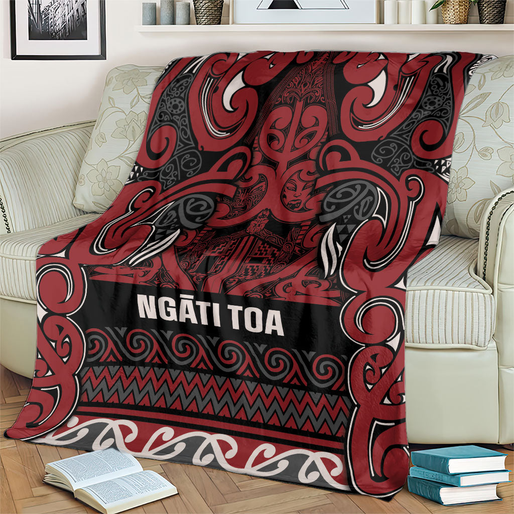 Aotearoa Iwi Ngati Toa Blanket Maori Wharenui House Tribal Pattern LT9 - Polynesian Pride