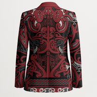 Aotearoa Iwi Ngati Toa Blazer Maori Wharenui House Tribal Pattern LT9 - Polynesian Pride