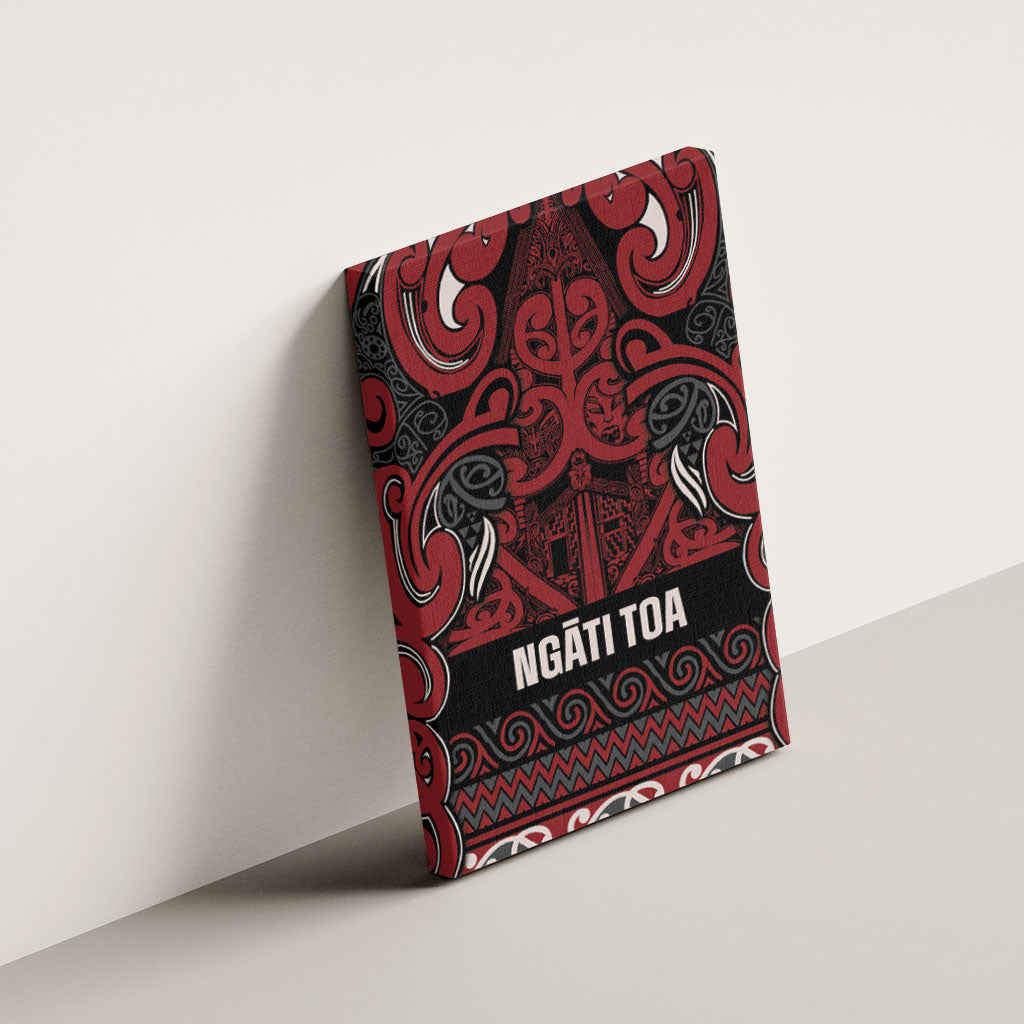 Aotearoa Iwi Ngati Toa Canvas Wall Art Maori Wharenui House Tribal Pattern LT9 - Polynesian Pride