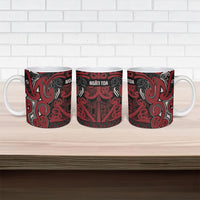 Aotearoa Iwi Ngati Toa Ceramic Mug Maori Wharenui House Tribal Pattern LT9 - Polynesian Pride
