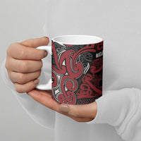 Aotearoa Iwi Ngati Toa Ceramic Mug Maori Wharenui House Tribal Pattern LT9 - Polynesian Pride
