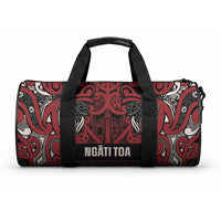 Aotearoa Iwi Ngati Toa Duffle Bag Maori Wharenui House Tribal Pattern
