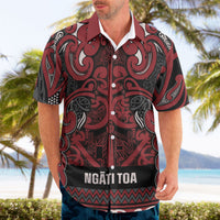Aotearoa Iwi Ngati Toa Hawaiian Shirt Maori Wharenui House Tribal Pattern LT9 - Polynesian Pride