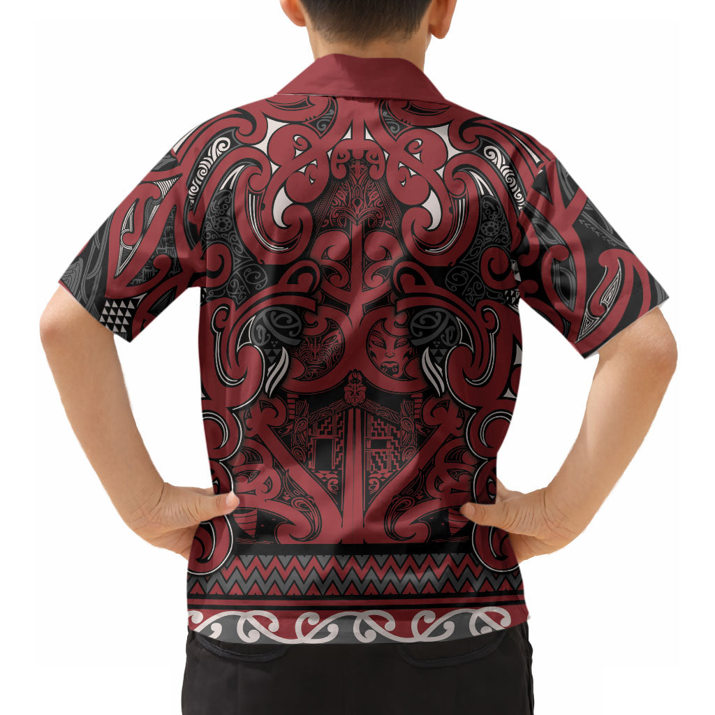 Aotearoa Iwi Ngati Toa Hawaiian Shirt Maori Wharenui House Tribal Pattern LT9 - Polynesian Pride