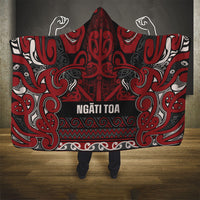 Aotearoa Iwi Ngati Toa Hooded Blanket Maori Wharenui House Tribal Pattern LT9 - Polynesian Pride