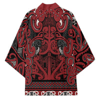 Aotearoa Iwi Ngati Toa Kimono Maori Wharenui House Tribal Pattern LT9 - Polynesian Pride