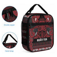 Aotearoa Iwi Ngati Toa Lunch Bag Maori Wharenui House Tribal Pattern