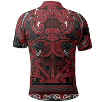 Aotearoa Iwi Ngati Toa Polo Shirt Maori Wharenui House Tribal Pattern LT9 - Polynesian Pride