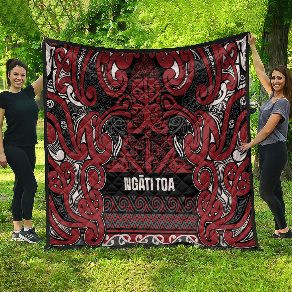Aotearoa Iwi Ngati Toa Quilt Maori Wharenui House Tribal Pattern LT9 - Polynesian Pride