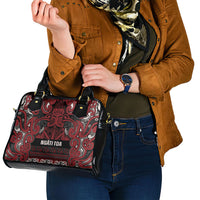 Aotearoa Iwi Ngati Toa Shoulder Handbag Maori Wharenui House Tribal Pattern LT9 - Polynesian Pride