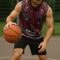 Aotearoa Iwi Ngati Toa Sleeveless Hoodie Maori Wharenui House Tribal Pattern LT9 - Polynesian Pride