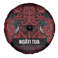 Aotearoa Iwi Ngati Toa Spare Tire Cover Maori Wharenui House Tribal Pattern LT9 - Polynesian Pride