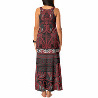 Aotearoa Iwi Ngati Toa Tank Maxi Dress Maori Wharenui House Tribal Pattern LT9 - Polynesian Pride