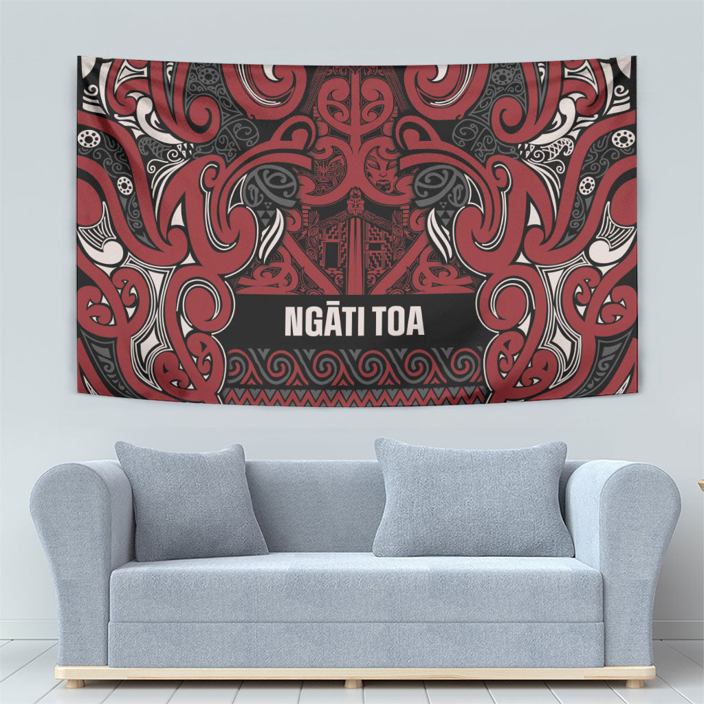Aotearoa Iwi Ngati Toa Tapestry Maori Wharenui House Tribal Pattern LT9 - Polynesian Pride