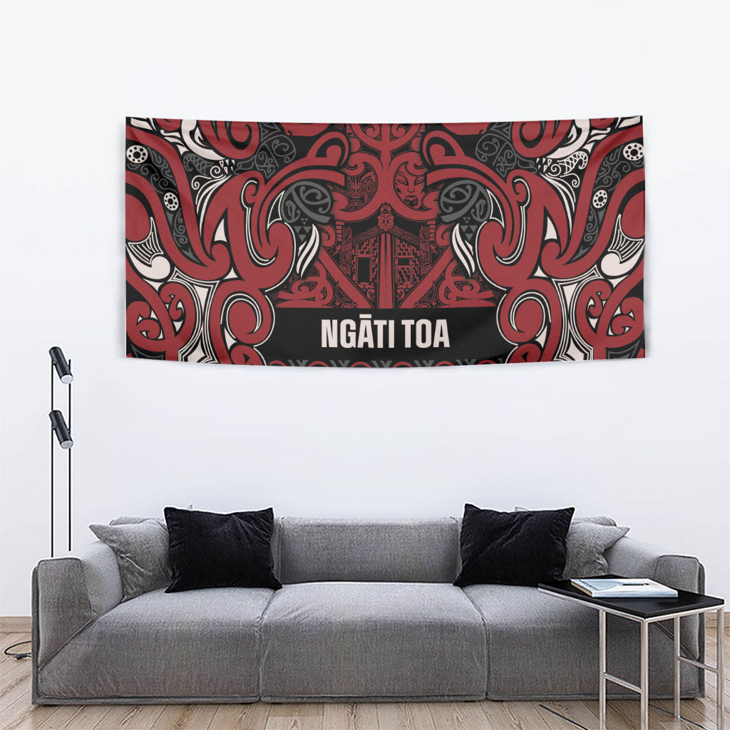 Aotearoa Iwi Ngati Toa Tapestry Maori Wharenui House Tribal Pattern LT9 - Polynesian Pride