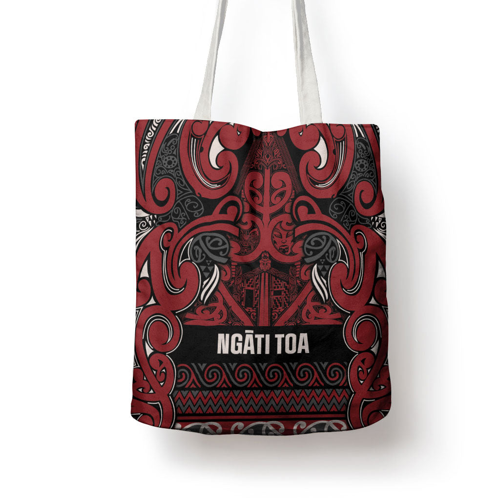 Aotearoa Iwi Ngati Toa Tote Bag Maori Wharenui House Tribal Pattern LT9 - Polynesian Pride