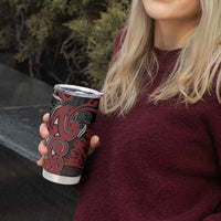 Aotearoa Iwi Ngati Toa Tumbler Cup Maori Wharenui House Tribal Pattern LT9 - Polynesian Pride