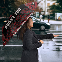 Aotearoa Iwi Ngati Toa Umbrella Maori Wharenui House Tribal Pattern LT9 - Polynesian Pride