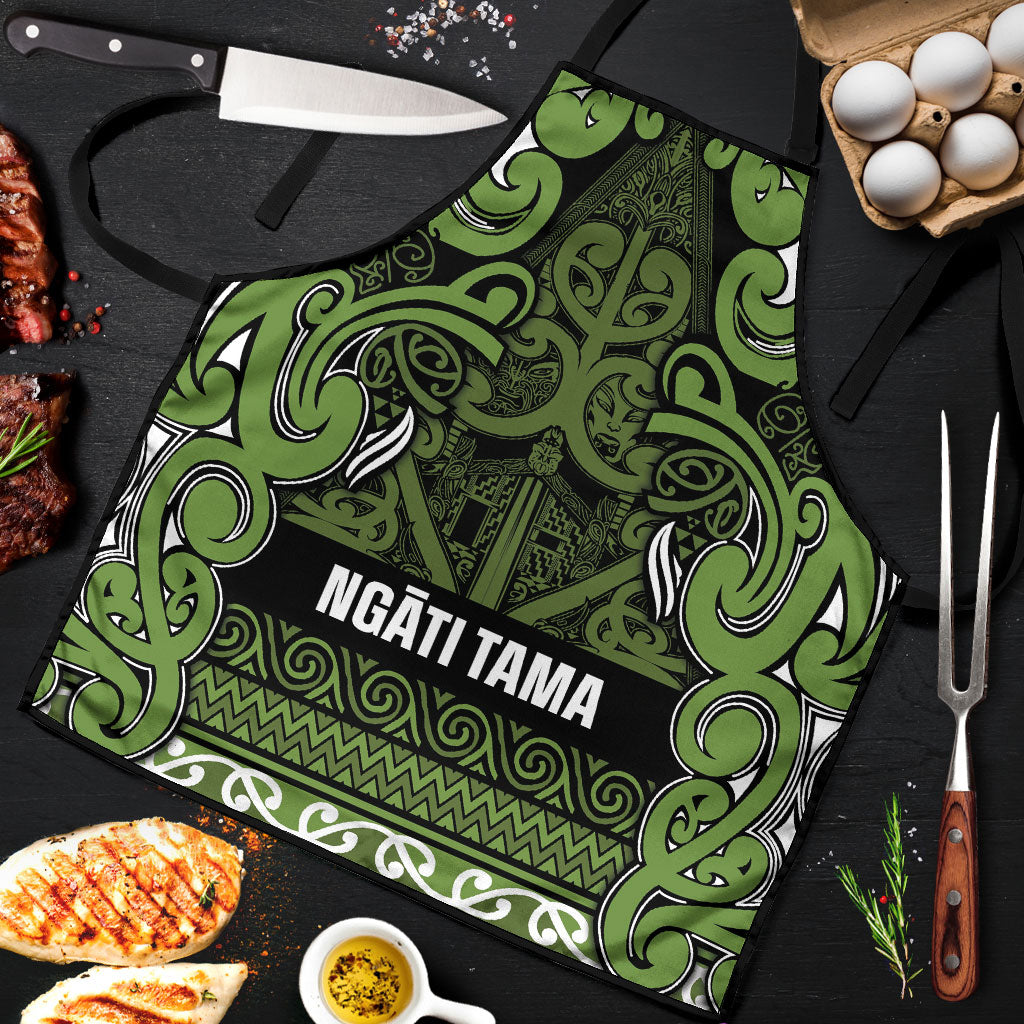 Aotearoa Iwi Ngāti Tama ki Taranaki Trust Apron Maori Wharenui House Tribal Pattern