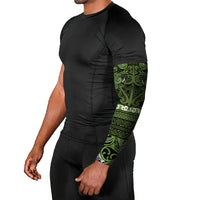 Aotearoa Iwi Ngāti Tama ki Taranaki Trust Arm Sleeves Maori Wharenui House Tribal Pattern LT9 - Polynesian Pride