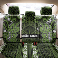 Aotearoa Iwi Ngāti Tama ki Taranaki Trust Back Car Seat Cover Maori Wharenui House Tribal Pattern LT9 - Polynesian Pride