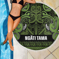 Aotearoa Iwi Ngāti Tama ki Taranaki Trust Beach Blanket Maori Wharenui House Tribal Pattern LT9 - Polynesian Pride