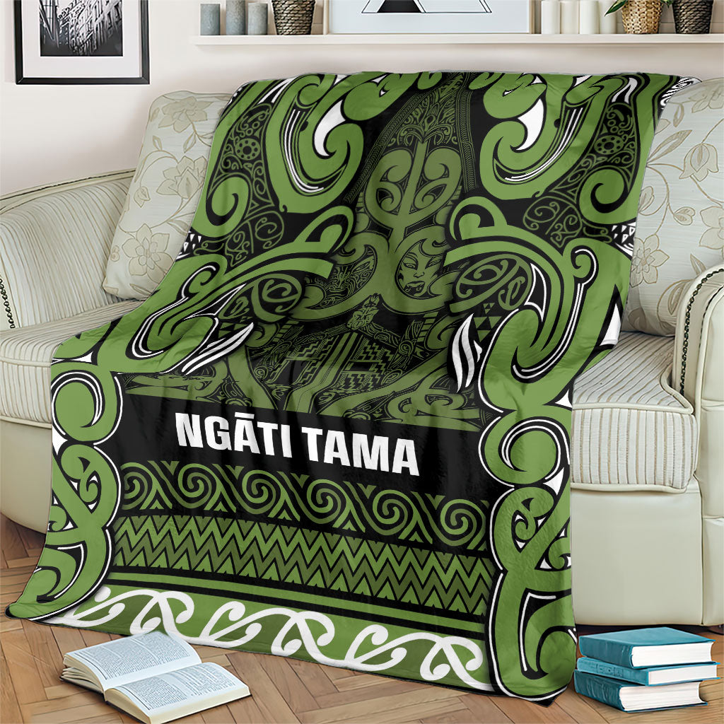 Aotearoa Iwi Ngāti Tama ki Taranaki Trust Blanket Maori Wharenui House Tribal Pattern LT9 - Polynesian Pride