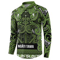Aotearoa Iwi Ngāti Tama ki Taranaki Trust Button Sweatshirt Maori Wharenui House Tribal Pattern LT9 - Polynesian Pride