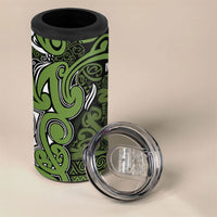 Aotearoa Iwi Ngāti Tama ki Taranaki Trust 4 in 1 Can Cooler Tumbler Maori Wharenui House Tribal Pattern LT9 - Polynesian Pride