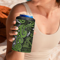 Aotearoa Iwi Ngāti Tama ki Taranaki Trust 4 in 1 Can Cooler Tumbler Maori Wharenui House Tribal Pattern LT9 - Polynesian Pride