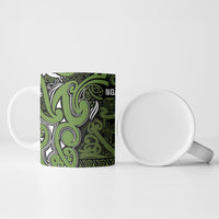 Aotearoa Iwi Ngāti Tama ki Taranaki Trust Ceramic Mug Maori Wharenui House Tribal Pattern LT9 - Polynesian Pride