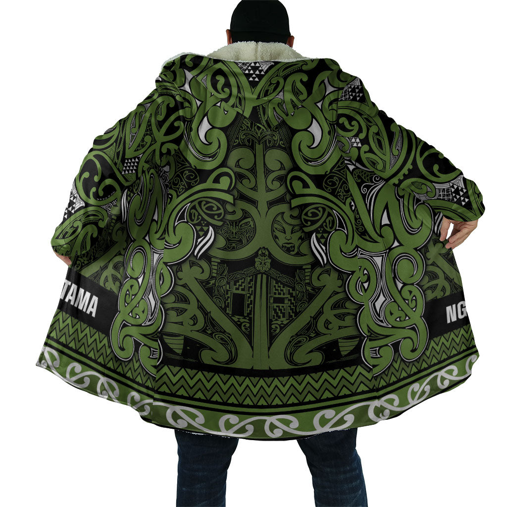 Aotearoa Iwi Ngāti Tama ki Taranaki Trust Cloak Maori Wharenui House Tribal Pattern LT9 - Polynesian Pride