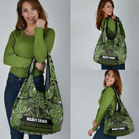 Aotearoa Iwi Ngāti Tama ki Taranaki Trust Grocery Bag Maori Wharenui House Tribal Pattern LT9 - Polynesian Pride