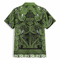 Aotearoa Iwi Ngāti Tama ki Taranaki Trust Hawaiian Shirt Maori Wharenui House Tribal Pattern LT9 - Polynesian Pride