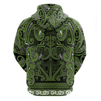 Aotearoa Iwi Ngāti Tama ki Taranaki Trust Hoodie Maori Wharenui House Tribal Pattern LT9 - Polynesian Pride