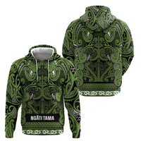Aotearoa Iwi Ngāti Tama ki Taranaki Trust Hoodie Maori Wharenui House Tribal Pattern LT9 - Polynesian Pride