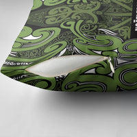 Aotearoa Iwi Ngāti Tama ki Taranaki Trust Pillow Cover Maori Wharenui House Tribal Pattern LT9 - Polynesian Pride