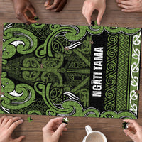 Aotearoa Iwi Ngāti Tama ki Taranaki Trust Puzzle Maori Wharenui House Tribal Pattern LT9 - Polynesian Pride