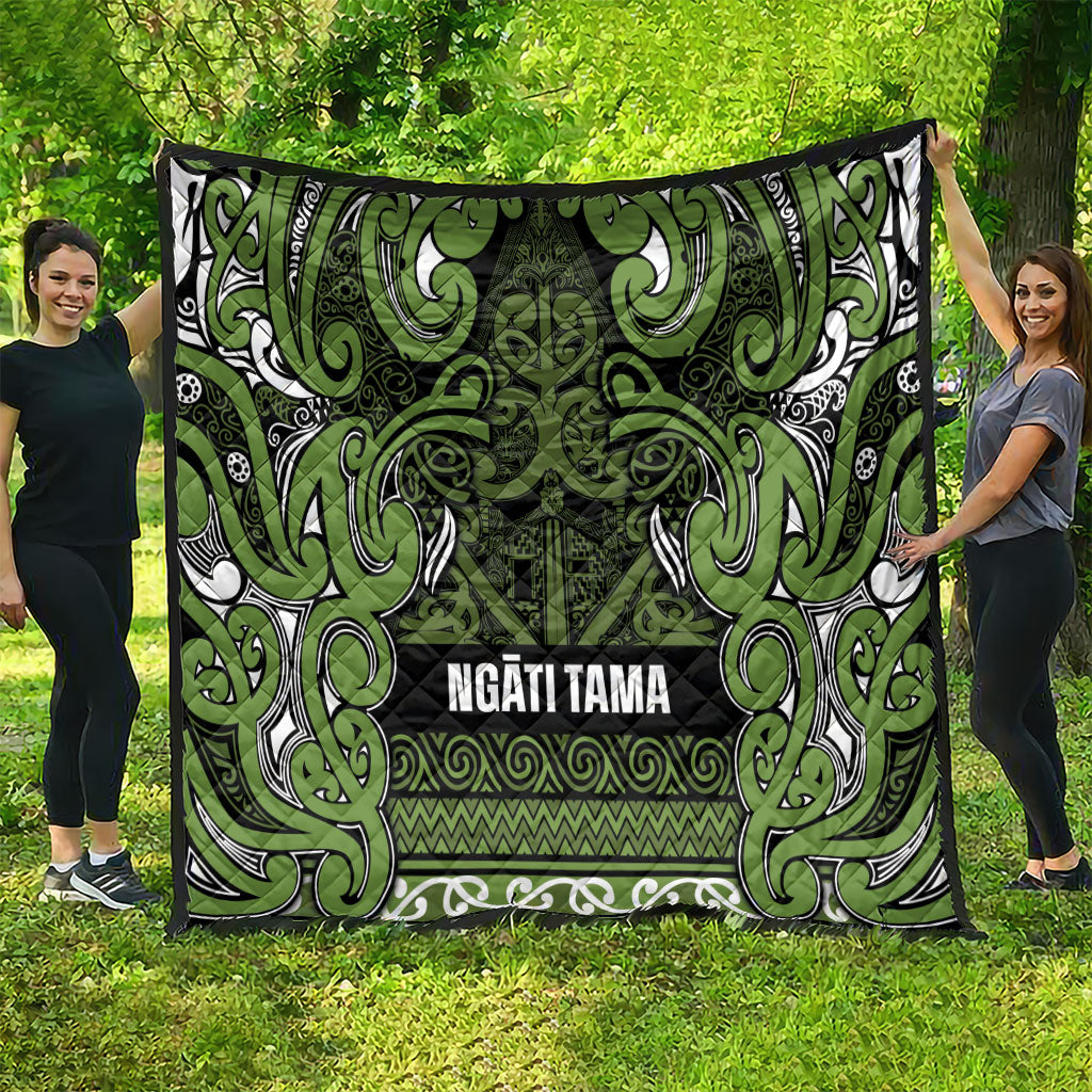 Aotearoa Iwi Ngāti Tama ki Taranaki Trust Quilt Maori Wharenui House Tribal Pattern LT9 - Polynesian Pride